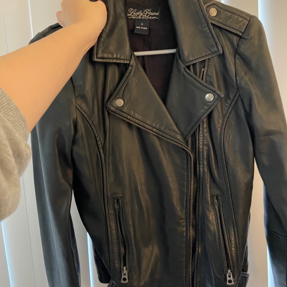 Lucky Brand Leather Jacket (S)